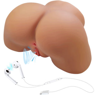 CRAZY BULL - Ilana Vibratore e Succhiatore Realistico per Polso Femminile con Suono 6,8 Kg