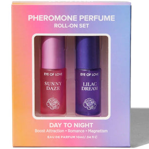 EYE OF LOVE - Bloom Day To Night Set di Profumi Roll-on Ai Feromoni 2 X 5 Ml