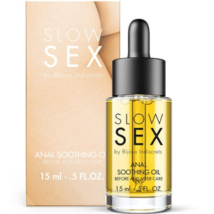 BIJOUX INDISCRETS - Olio Anale Lenitivo Slow Sex 15 Ml