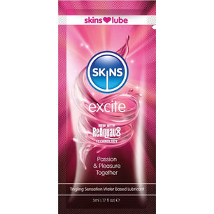 SKINS - Excite Lubrificante a Base D'acqua Monodose 5 Ml