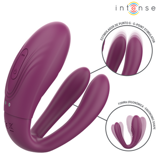 INTENSE - Stimolatore a Morsetto con Vibrazione e Tapping Sandra con Telecomando