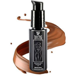 EROS-ART - Olio da Massaggio Tantrico Naturale e Afrodisiaco al Cioccolato 30 Ml