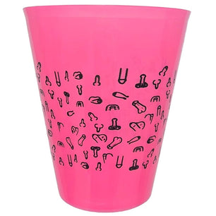 DIABLO PICANTE - Tazza Fucsia 500 Ml con Peni Neri