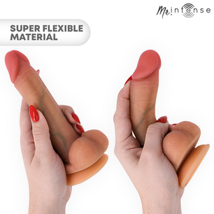 MR INTENSE - Gary S Pene in Silicone Ultra-realistico con Testicoli 17,8 Cm -ø- 4,2 Cm