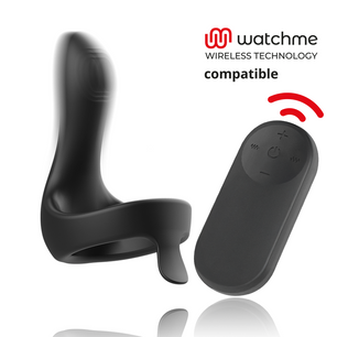 ANBIGUO - Arkadio Stimolatore del Glande e del Perineo Compatibile con Tecnologia Wireless Watchme