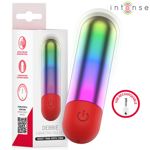 INTENSE - Debbie Proiettile Vibrante per Clitoride Rainbow