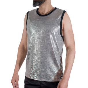 MACHO - T-shirt con Glitter Fini