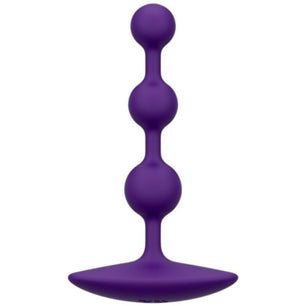 ROMP - Amp Perle Analali in Silicone Flessibile Viola 12,5 Cm Viola