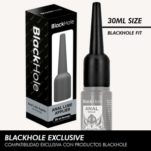 BLACK HOLE - Applicatore Lubrificante Anale Taglia S 30 Ml
