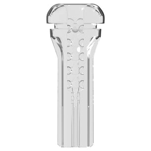 PDX ELITE - Aspiratore a Tubo di Vista Xxl Trasparente con Pompa di Aspirazione 27,3 Cm
