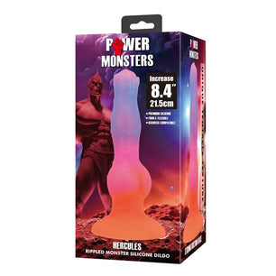 POWER MONSTERS - Dildo in Silicone Hercules Fantasy 21,5 Cm Ø 5 Cm