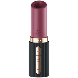 SATISFYER - Deep Kiss Wave Stimolatore Clitorideo Granato / Nero