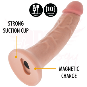 MYTHOLOGY - Asher Original Dildo M - Vibratore Compatibile con Tecnologia Watchme Wireless