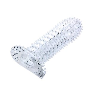 BAILE - Guaina per Pene con Punti di Stimolazione Viola 14 Cm