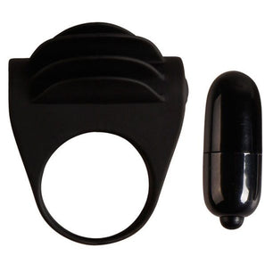 PRETTY LOVE - Anello Vibratore Nero Chester