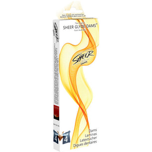 SHEER GLYDE - Dams Laminas Lattice Coda del Sesso Orale