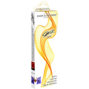 SHEER GLYDE - Dams Laminas Lattice Sesso Orale More Selvatiche