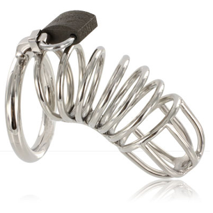 METAL HARD - Dispositivo di Castit con Anello a Gabbia