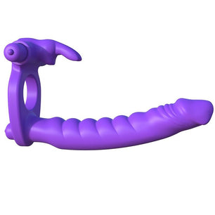 FANTASY C-RINGZ - Silicone Doppio Vibratore Coniglio