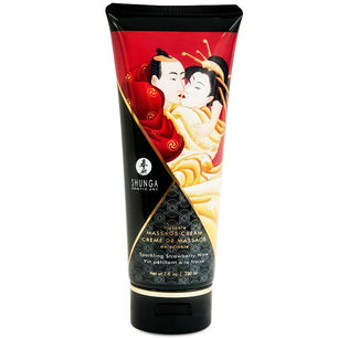 SHUNGA - Crema da Massaggio Fragola e Cava 200 Ml