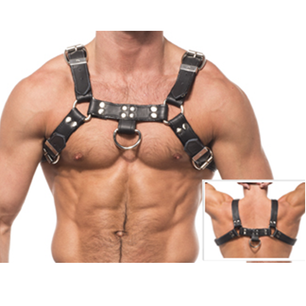 LEATHER BODY - Imbracatura a Catena Iii
