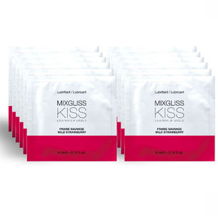 MIXGLISS - Lubrificante a Base Acqua Gusto Fragola 12 Monodose 4 Ml