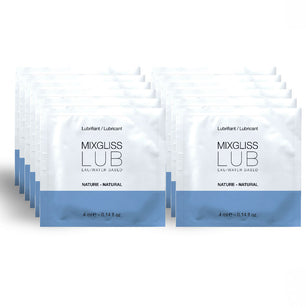 MIXGLISS - Lubrificante Naturale a Base Acqua 12 Monodose 4 Ml