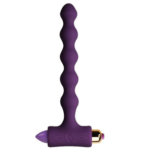 ROCKS-OFF - Plug Anale con Vibrazioni e Perle Riverles Petite Sensations