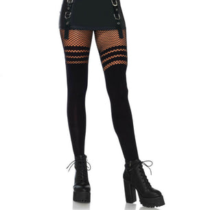 LEG AVENUE - Collant con Righe Fisnhet