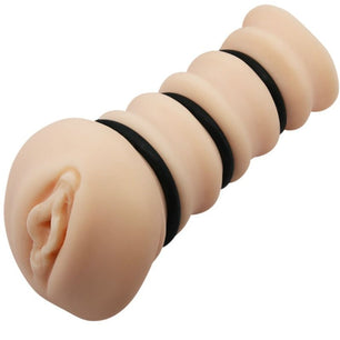 CRAZY BULL - Masturbador con Anelli Vagina Modello 2
