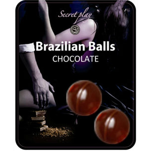 SECRETPLAY - 2 Palline Brasiliane Cioccolato