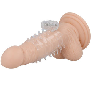 CASUAL LOVE - Copertura per Pene Vibratore Trasparente con Anello