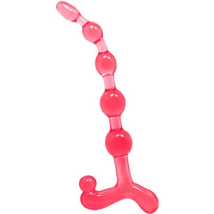 BAILE - Sfere Anal Rosse Flessibili Twist