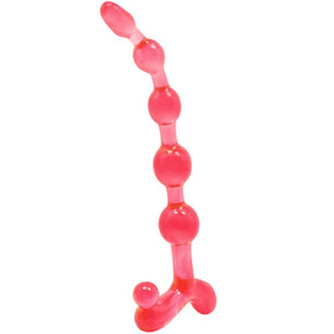 BAILE - Sfere Anal Rosse Flessibili Twist