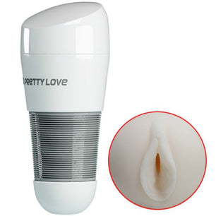 PRETTY LOVE - Masturbatore Vagina Bianco Kitty