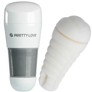 PRETTY LOVE - Masturbatore Vagina Bianco Kitty 2