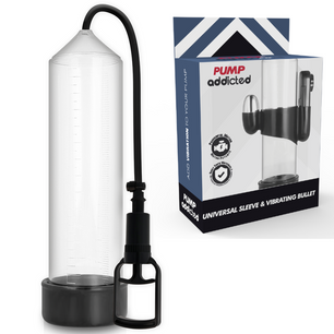 PUMP ADDICTED - Vibratore Trasparente RX7