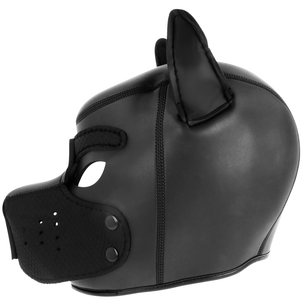 DARKNESS - Maschera per Cani in Neoprene con Muserola Rimovibile M