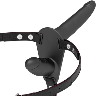FETISH SUBMISSIVE HARNESS - Doppia Penetrazione Nera