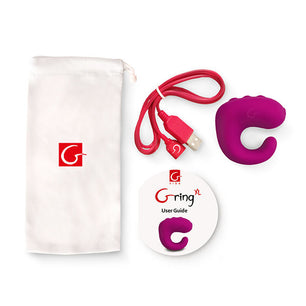 G-VIBE - Fun Toys Gring Anello Vibratore Xl Lampone Dolce