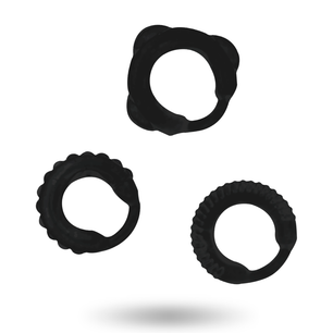 ADDICTED TOYS - Set C-ring Nero