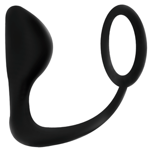 ADDICTED TOYS - Plug Anale con Anello Pene Nero