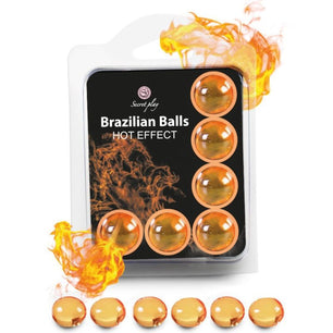 SECRETPLAY - Set 6 Palline Brasiliane Effetto Calore