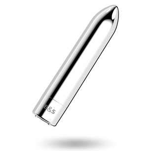 BLACK&SILVER - Kailan 2 Proiettile Magnetico Vibrante Argento