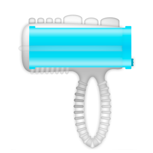 CASUAL LOVE - Anello Lingua Vibrante Blu