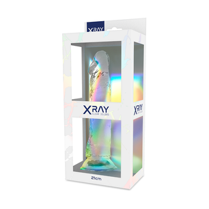 X RAY - Cazzo Trasparente 21 Cm -o- 4 Cm