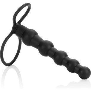 CALEXOTICS - Doppio Penetratore con Perline Nero