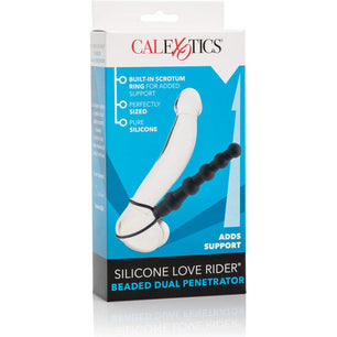 CALEXOTICS - Doppio Penetratore con Perline Nero