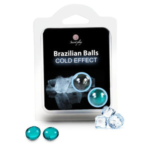 SECRETPLAY - Palline Brasiliane Effetto Freddo 2 Unità
