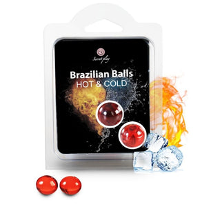 SECRETPLAY - Palline Brasiliane Effetto Caldo e Freddo 2 Unità